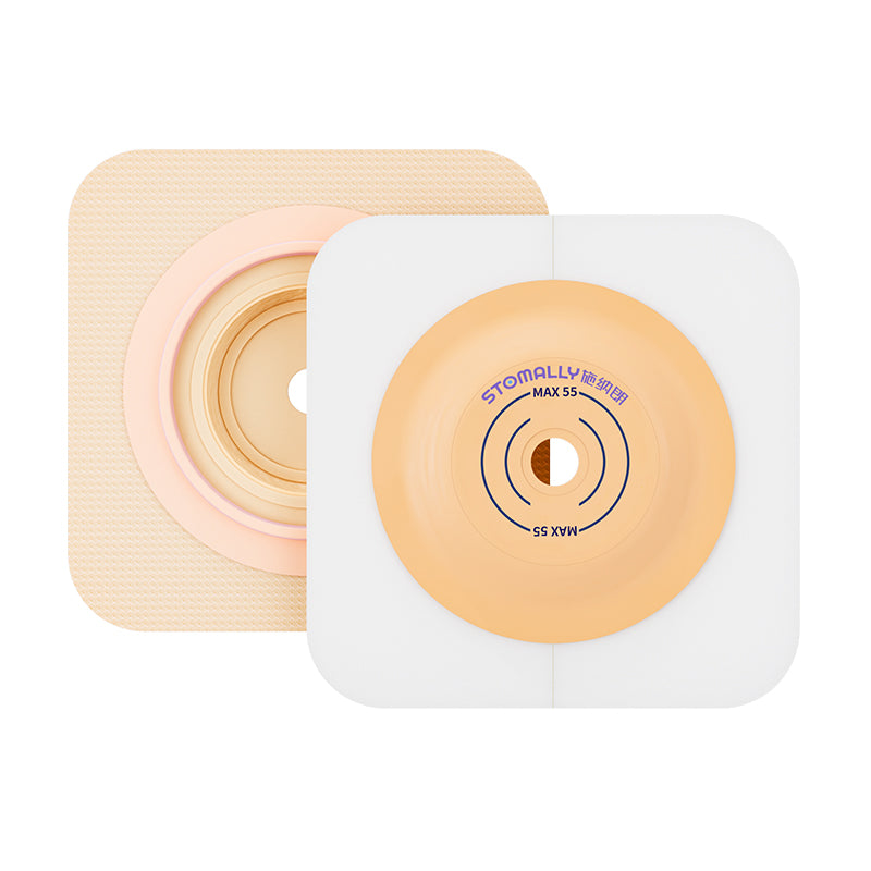 STOMALLY moldable convex ostomy skin barrier range, models 30471V, 37471V and 39471V with 70 mm coupling