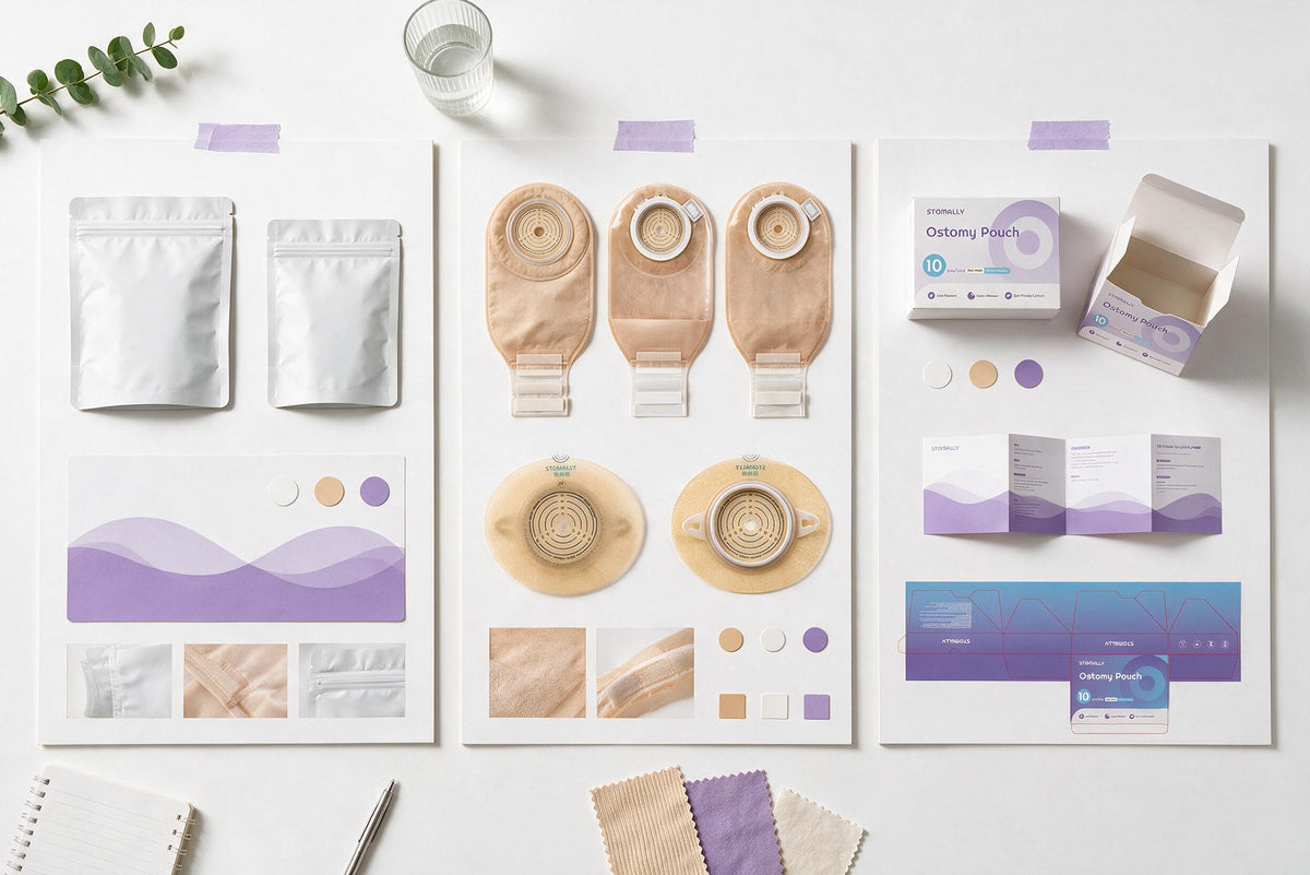 Ostomy product and packaging design review boards