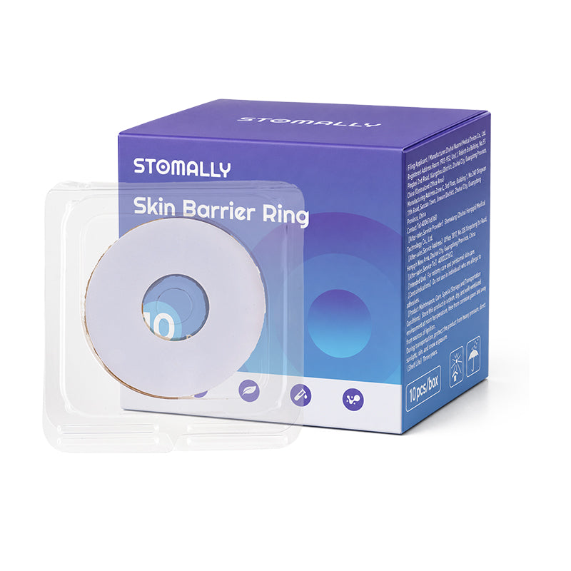 STOMALLY moldable ostomy barrier ring, model 41122F, 48 mm outer diameter and 2 mm thickness