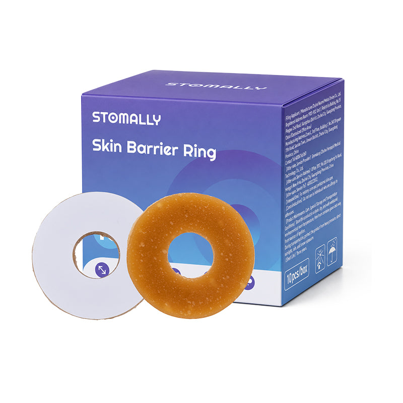 STOMALLY dual-layer moldable ostomy barrier ring, model 45522F, 48 mm outer diameter and 4 mm thickness